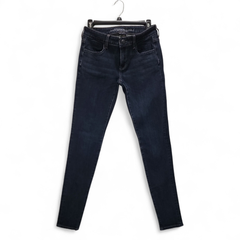 American Eagle Outfitters Dark Indigo Super Stretch X4 Jeggings